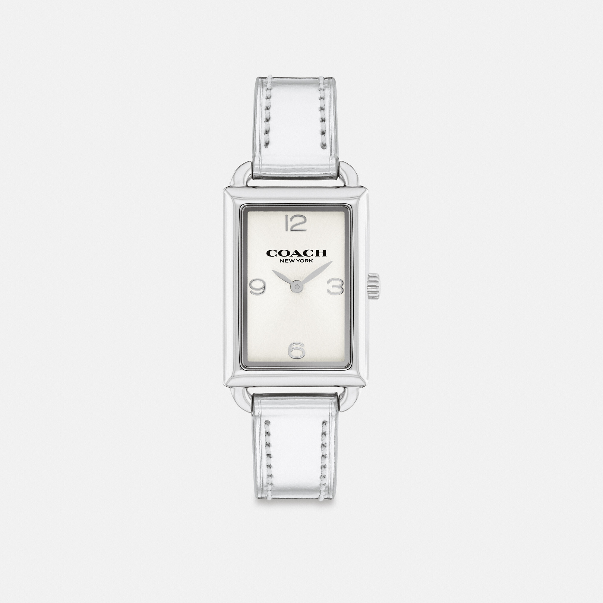 Coach Liz Watch 34 Mm Silver In Box